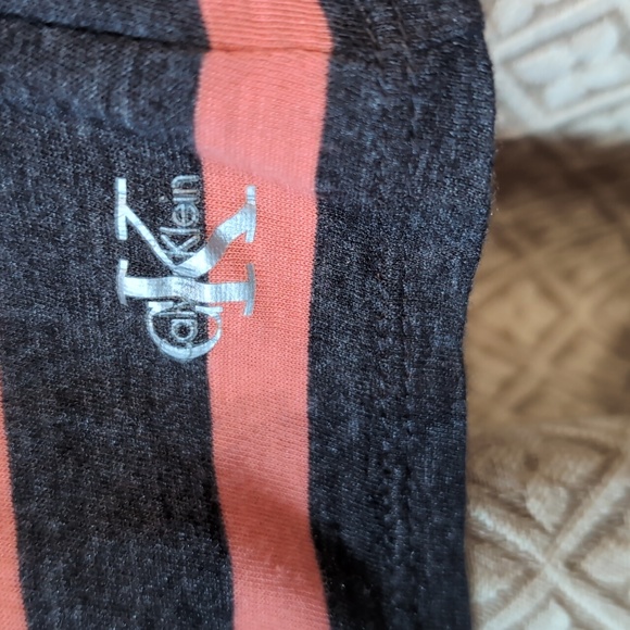 Women's Size XXL Calvin Klein Striped Long Sleeve Shirt - Picture 3 of 8